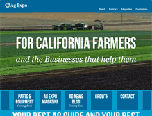 Tablet Screenshot of agexpomag.com